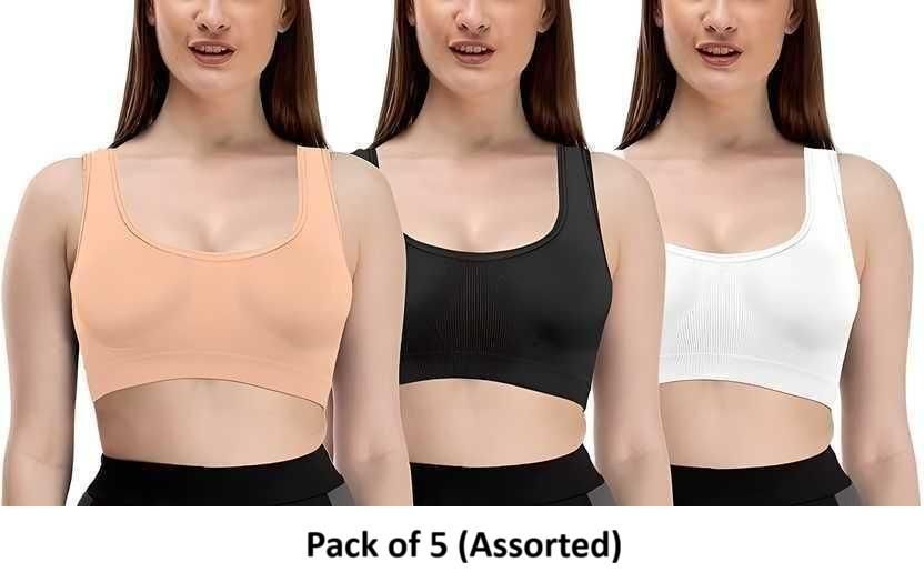 Womens Multicolor Air Bra (Pack of 5)